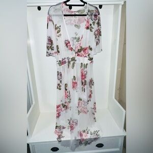 Floral Maxi Haute Project Dress